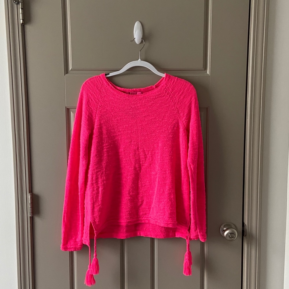 Lilly Pulitzer tassel sweater